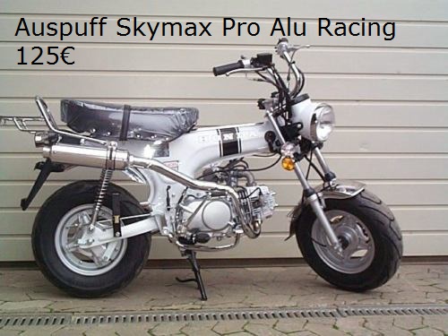 Auspuff Alu Racing Skymax 1.1