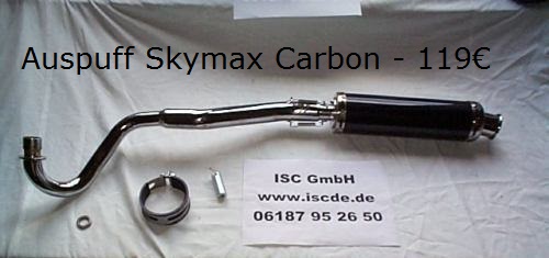 Skymax Carbon Auspuff 1